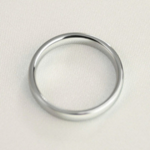 純チタン甲丸リング (幅2.5mm) 12号 | アクセサリー リング
