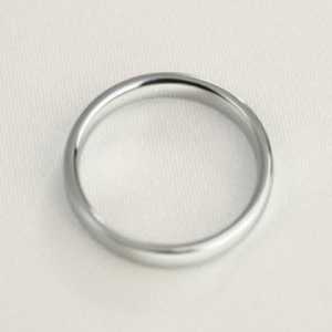 純チタン甲丸リング (幅2.5mm) 15号 | アクセサリー リング