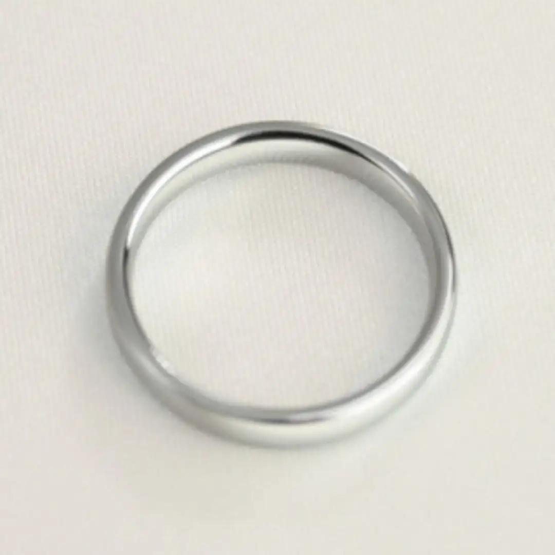 純チタン甲丸リング (幅3mm) 15号 | アクセサリー リング