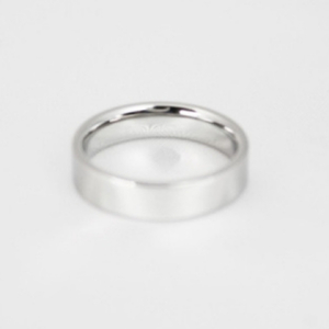 純チタン平打リング (幅2.5mm) 15号 | アクセサリー リング