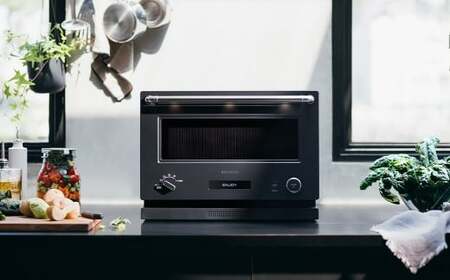 バルミューダ BALMUDA The Rangeブラック K09A-BK／JP ｜ BALMUDA バルミューダ ザ・レンジ オーブンレンジ オーブン 家電 おしゃれ リビング キッチン モダンクラシック