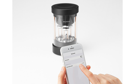 バルミューダ BALMUDA The Speakerブラック M01A-BK／JP｜ バルミューダ ザ・スピーカー BALMUDA 選べるカラー スピーカー ポータブル Bluetooth AUX入力対応 小型 おしゃれ 家電 リビング