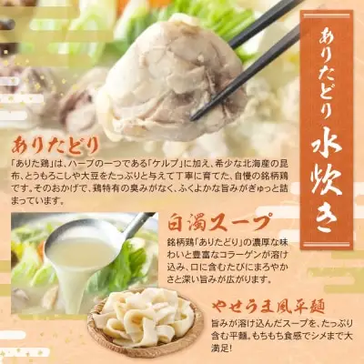 Z08-33 寄附額改定↓↓ 博多名物よりどり鍋セット(水炊き2～3人前・もつ鍋 醤油・白味噌各2人前) 水炊き もつ鍋