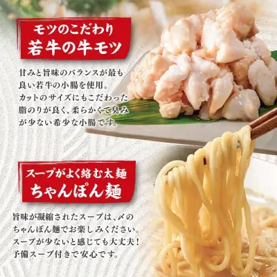 Y08-35 博多もつ鍋食べ比べ2種セット(味噌味3人前)【おおやま・上田商店】もつ鍋