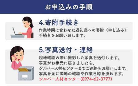 里帰り作業代行 お墓の清掃 4時間コース