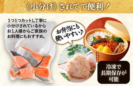 訳あり塩銀鮭切り身 600g（300g×2袋）【V003250P2】