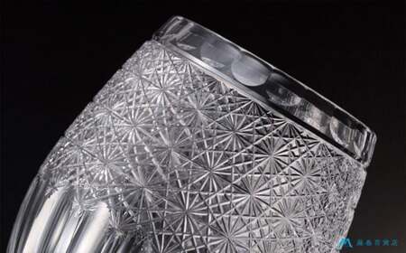 【藤巻百貨店】＜深川硝子工芸＞クリスタル 江戸切子ブルームグラス「透き」 グラス 切子 コップ