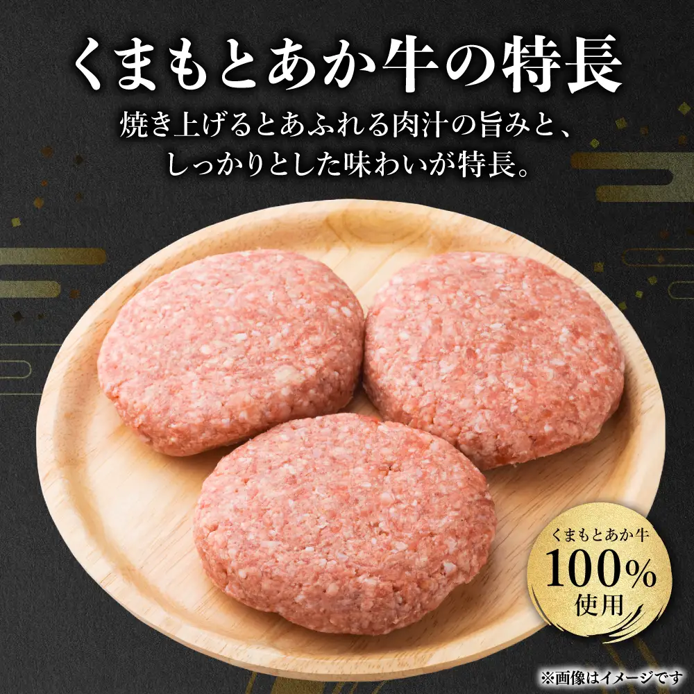 熊本県産 GI認証 くまもとあか牛100%使用 くまもとあか牛ハンバーグ 150g×6個 おかず 惣菜 洋食 ハンバーグ お肉 肉 にく 冷凍