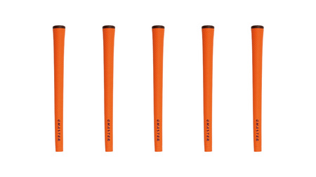 GMASTER GOLFGRIP ( スタンダード ) オレンジ × チョコレート 5本