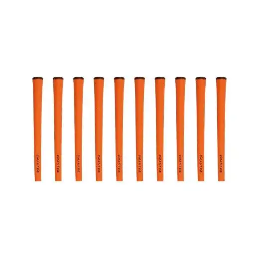 GMASTER GOLFGRIP ( スタンダード ) オレンジ × チョコレート 10本