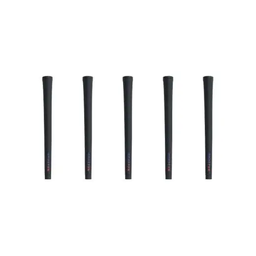 GMASTER GOLFGRIP ( スタンダード ) ブラック × マルチプル 5本