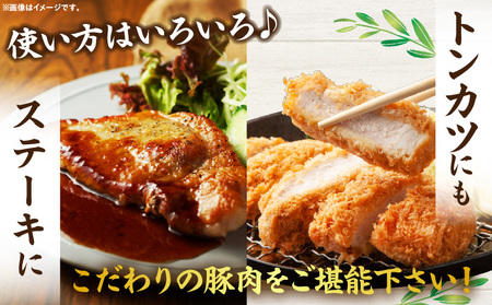 オリーブ豚ロース極厚ステーキ 計1000g【高松市共通返礼品】| 国産 国産豚 オリーブ豚 豚肉 1000g 1kg ブランド豚 ロース 極厚 お肉 豚 冷凍 とんかつ ステーキ 日用 贈答 贈り物 香川県 三木町 |_mk017-007