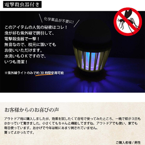 《Mt.SUMI》LEDモスキートランタン(ピンクベージュ・1台) マウントスミ ランタン キャンプ 初心者 簡単 アウトドア BBQ レジャー LED 電撃殺虫器 充電 【uj-FH002-A】【Mt.SUMI】