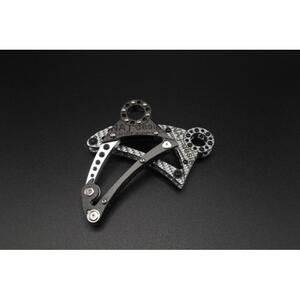 ワザ×大人の遊び心　CFRP Key Holder SLW（シルバー）
