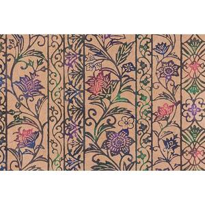 あなた好みにパターンオーダー　手漉き竹和紙を匠の技で染め上げた「お多福ケース(お札入れ)」