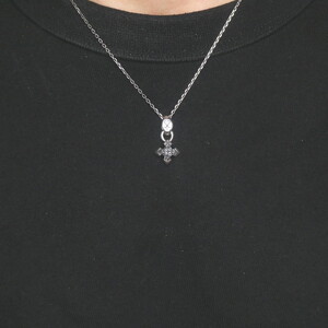 Pyramid cross pendant