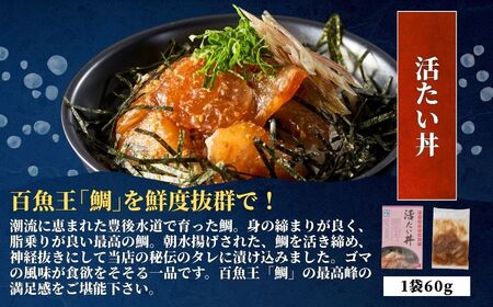 海鮮丼 5種 食べ比べ セット 各1食 | 海鮮丼 津久見市