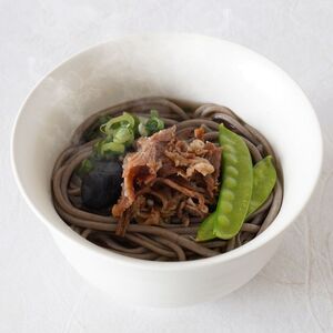 さぬき小豆島　手延冷凍調理そば4食セット（えび天/牛肉/きつね/かきあげ）