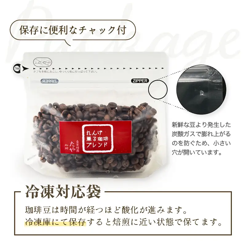 【豆タイプ】れんげ薫る珈琲ブレンド 1kg（500g×2袋） ／ 大容量 コーヒー 人気 専門店 本格的 スペシャリティー珈琲 有名店 美味しいコーヒー ミル おすすめ 香り アイスコーヒー 田谷珈琲 たやコーヒー [aw057-a015_02]