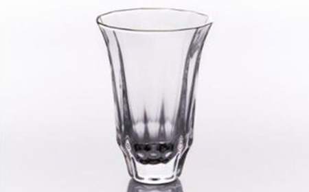 螺鈿ガラス 金杯（万華鏡） 桜（貝入）黒 高岡漆器 グラス 酒器 杯 盃 民芸品 工芸品 食器 コップ  FAD-0030