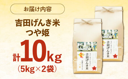 吉田げんき米つや姫 10kg（5kg×2袋) [AIDB124]