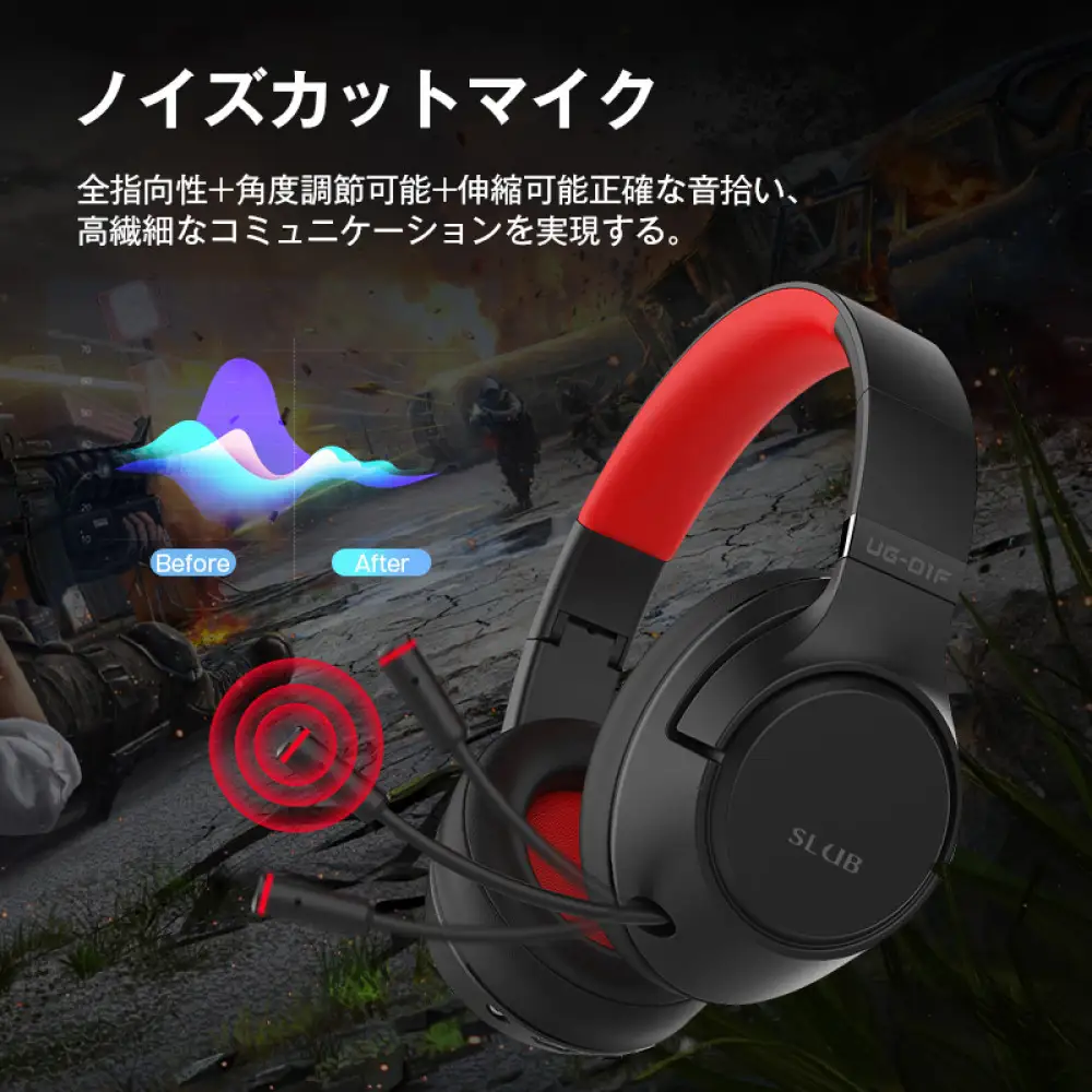 ゲーミングヘッドセット Bluetooth5.2 ワイヤレスイヤホン 超低遅延 wireless ヘッドホン マイク付き ゲーム向け Bluetooth発信器付き 3.5mmオーディオケーブル付き 有線無線両用 プロ仕様 【PL保険加入済み製品・安心】