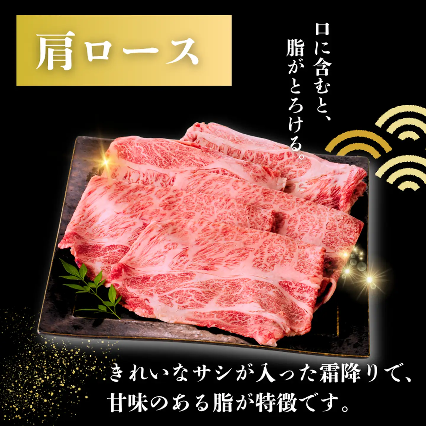 佐賀牛 肩ローススライス 500g：B155-012