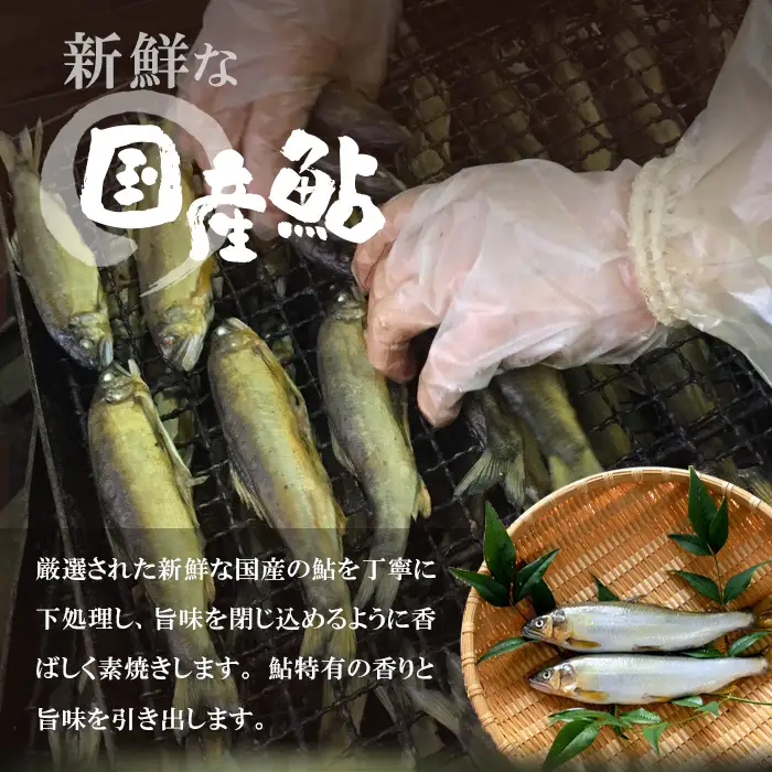 骨まで柔らかい！鮎の甘露煮 10尾 (2尾×5パック) 鮎 甘露煮 惣菜 魚 魚介 あゆ アユ 常温 煮物 おつまみ ネコポス -341