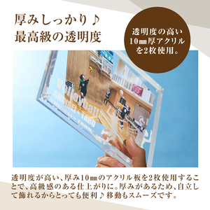 ＼ポスト投函／オリジナルで作れるスポーツ フォトフレーム 【野球】 K45_0008