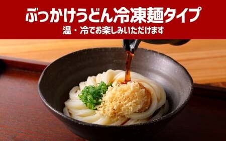 【3ヶ月定期便】ぶっかけうどん 凍らし麺 5人前×3回 うどん 麺類 麺 冷凍 ぶっかけうどん タレ つゆ 岡山県 倉敷市