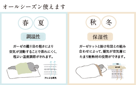 5重織り やわらか 速乾 ガーゼケット シングルサイズ _せせらぎ（青緑）【G0304】