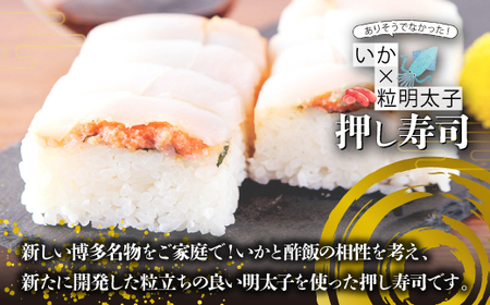 〈ふくや〉家庭用明太子無着色レギュラー＆イカす！めんたい寿司セット [M900-1] めんたい 明太 魚卵 海鮮 ご飯 おかず 小分け 切れ子 人気 便利 おすすめ ランキング 福岡 博多