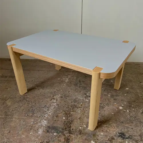 1．2．3で組み立てるちょっとのテーブル ／ 家具 ローテーブル リバーシブル 手作り 山口県 No.110