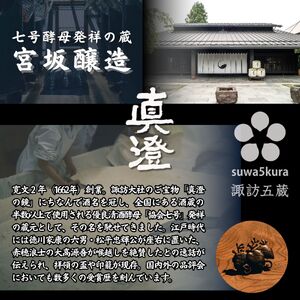 諏訪五蔵 純米大吟醸 日本酒 飲み比べ セット 720ml 2本 横笛 「純米大吟醸 深水」 真澄 「七號」 102-66