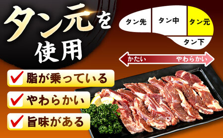 極上塩うまタレ 味付け牛タン 2kg(250g×8) 細切れ 小分け 吉野ヶ里町/やきとり紋次郎[FCJ107]