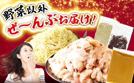 国産もつ入りミックスもつ鍋（味噌）15人前セット / 鍋[AFAZ053]