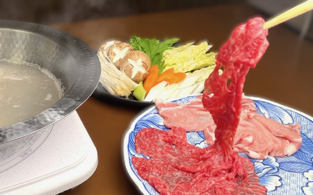 若狭牛モモカタとふくいポークロース（肩ロース）のしゃぶしゃぶセット [A-108005] / 肉 国産 黒毛和牛 若狭牛 豚肉 肩ロース 冷凍 国産 ホクチク 真空パック すき焼き キャンプ アウトドア バーベキュー フェス BBQ ブランド肉 福井 のし送料無料 