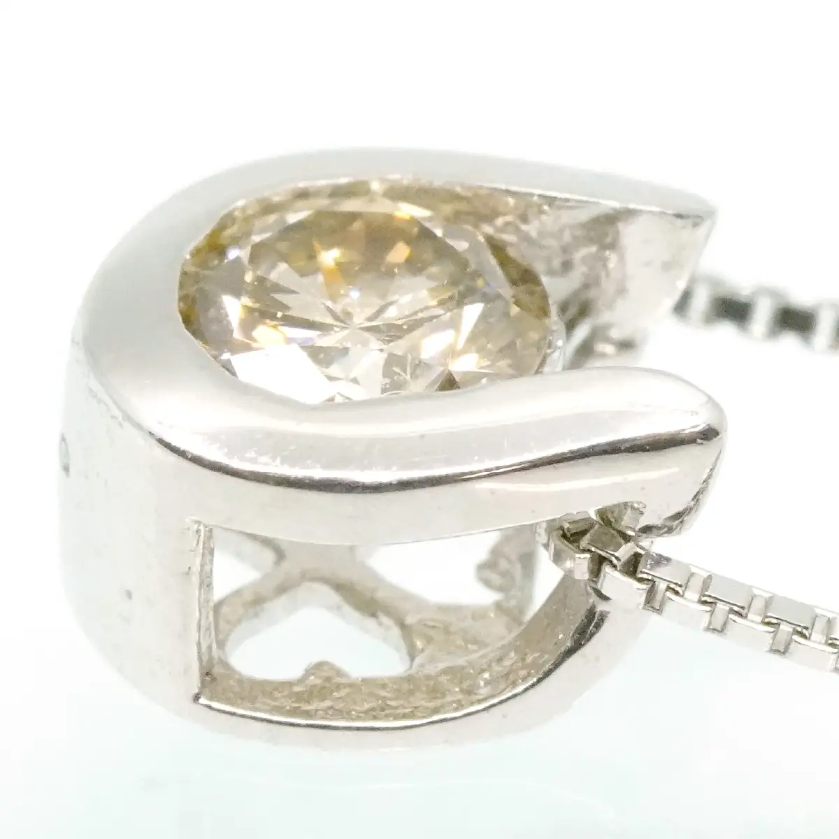 0.18ｃｔ 10金 ネックレス ホワイトゴールド 管理番号 RTJ-016 246-002-WG