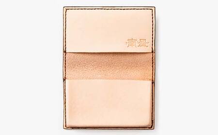 【paikaji leather南風】 牛革 名刺入れ ダークブラウン 名刺約20枚収納 F2Y-6523