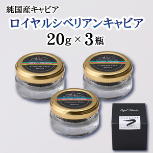【純国産キャビア】ロイヤルシベリアンキャビア 60g 皇帝の涙 国産 チョウザメ 魚卵 宮崎県