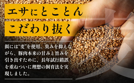 【定期便全3回】鹿児島県産 ひかり麦豚 しゃぶしゃぶ 食べ比べセット 約2kg（200g×10パック） トレーなし 冷凍 HM-16 | 肉 お肉 にく 豚肉 ロース 肩ロース バラ肉 スライス 真空冷凍 産地直送 新鮮 小分け 甘み 産地直送 鹿児島県 南大隅町 ひかり麦豚直売所