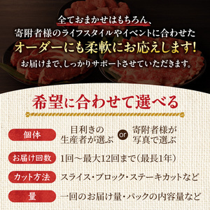 十勝清水町産 ブランド牛 十勝若牛1頭買い！総重量約220㎏！定期便 選べるカット・配送 _S003-0031