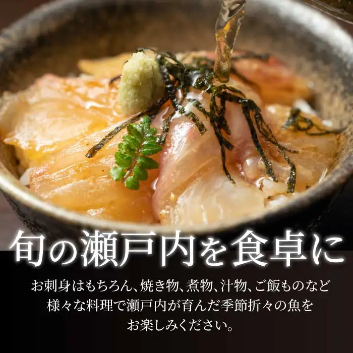 瀬戸内産 天然鯛 約2.5kg（500g×5匹/鱗・内臓処理）・鮮魚2種 詰め合わせ 地魚 鯛 天然鯛 真鯛 天然 鮮魚 下処理済 瀬戸内 広島県 三原市 154007