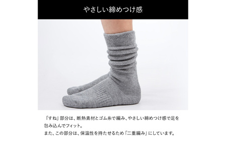 ヒートラブソックス リラックス Sサイズ／ 履く暖房 極厚設計 発熱素材 断熱素材 吸湿発熱素材 暖かい ルームソックス 日本製 リラックスタイム テレワーク 冷え お風呂上がり 就寝前 防寒 滑り止め 日本製 ユニセックス