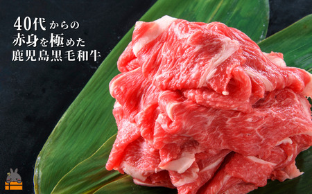 40代からの赤身を極めた鹿児島黒毛和牛切り落とし600g ( 厳選 赤身 プレミアム 高品質 鹿児島黒毛和牛 黒毛和牛 牛肉 万能 料理 徳之島 奄美 鹿児島 すき焼き しゃぶしゃぶ 高島屋 )