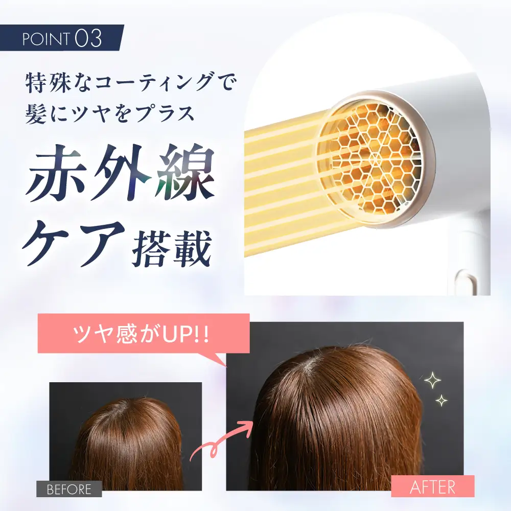 ワンダム プラズマケア ヘアドライヤー SHD-501F ブラック[AOER008] ヘアドライヤー