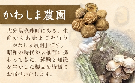 原木乾しいたけの詰め合わせ（かわしま農園）240g  大分県 玖珠町 原木 乾しいたけ 乾燥しいたけ 椎茸 乾燥椎茸 かわしま農園 国産 特産物 干し椎茸 国内有数 品評会 18年連続優勝 安心 安全 国内生産 生産量全国一