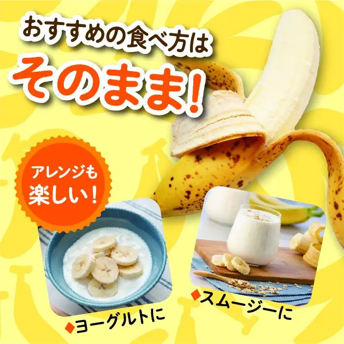 高原の駅なんじょうバナナ3～4房（12品種から旬のものを詰合せ）   