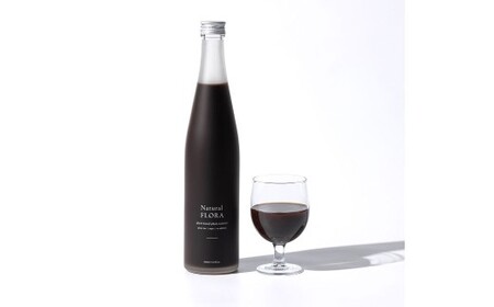 有機植物発酵エキスの酵素ドリンク 【Natural FLORA】 500ml×1本 有機野菜 野菜 有機果物 果物 33種類 酵素原液100％ 飲料 ドリンク 常温