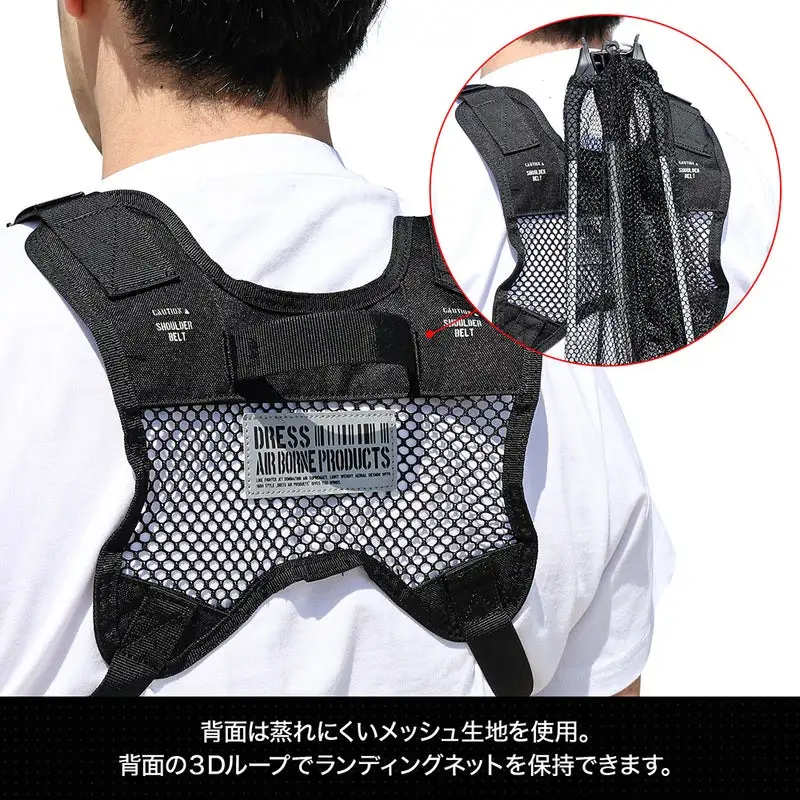 タクティカル チェストバッグ ブラック
